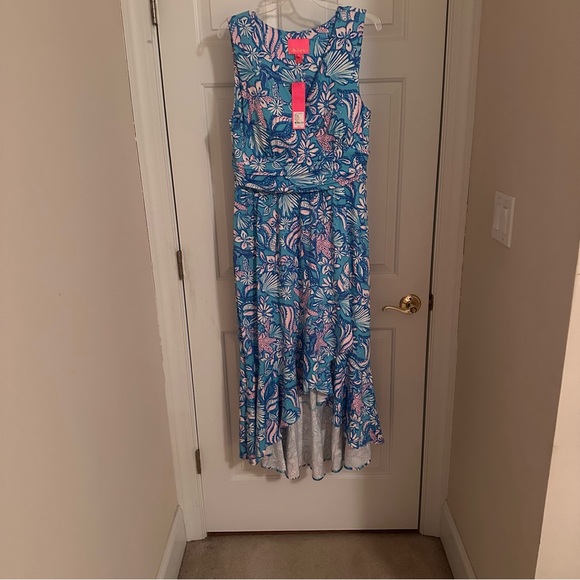 💖SOLD💖Lilly Pulitzer Moana Midi Dress - Picture 1 of 4